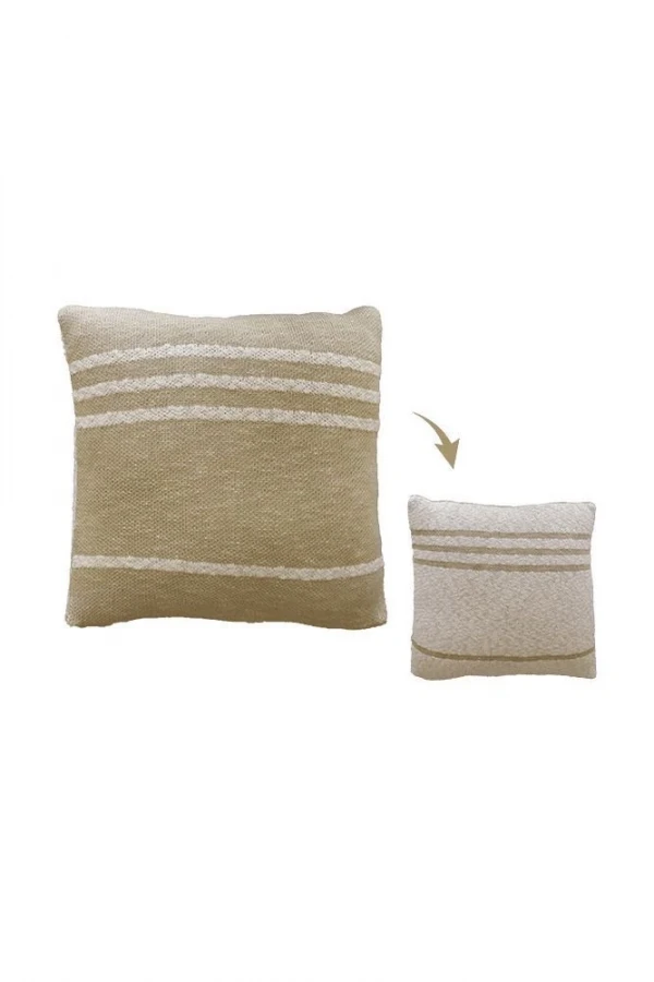 Подушка Lorena Canals Duetto Olive/Natural (40x40 см)