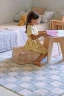 Пуф Lorena Canals Vichy Rose (20x40x40 см)