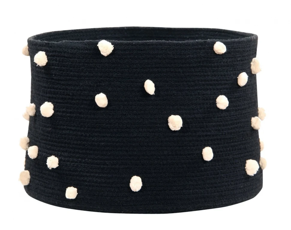 Корзина Lorena Canals Pebbles Black (⌀45x30 см)