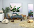 Ковер Lorena Canals Mini Monstera Olive (70x100 см)