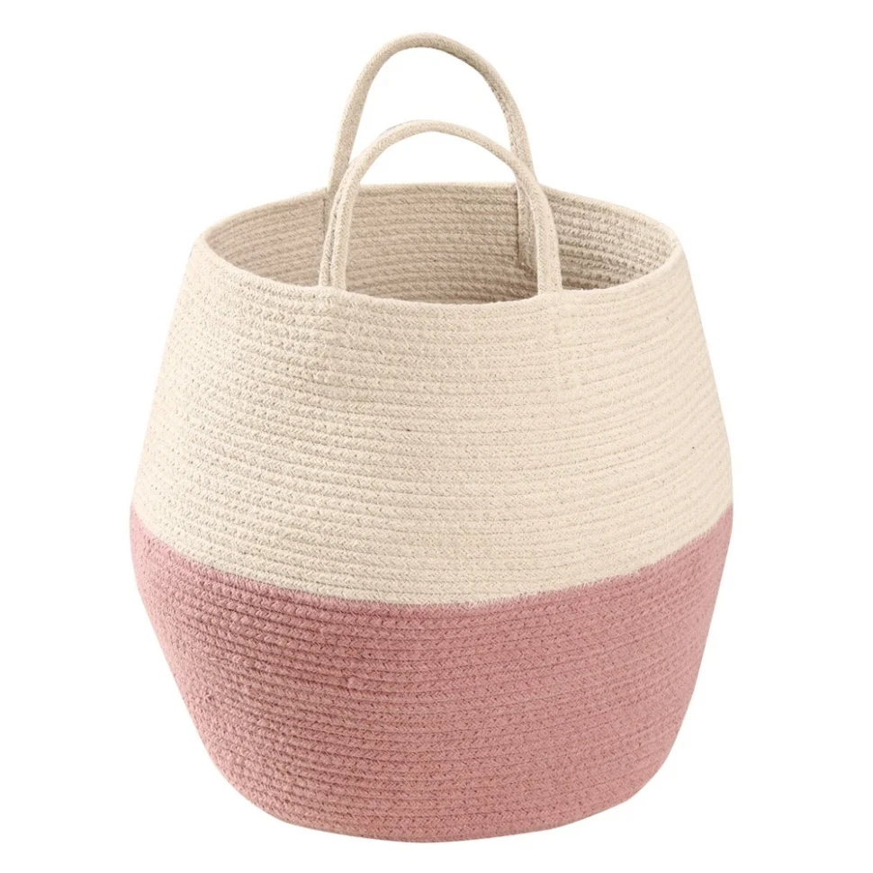 Корзина Lorena Canals Zoco Ash Rose Natural (⌀30x35 см)