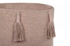 Корзина Lorena Canals Basket Woody Vintage Nude ⌀30x30 см