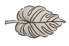 Подушка Lorena Canals Leaf (50x30 см)