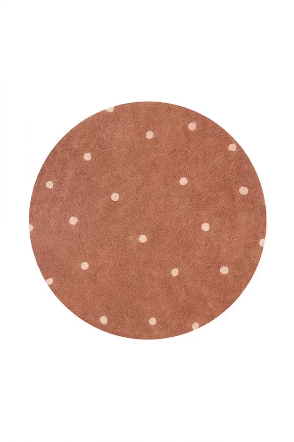 Ковер Lorena Canals Round Dot Chestnut (?140 см)
