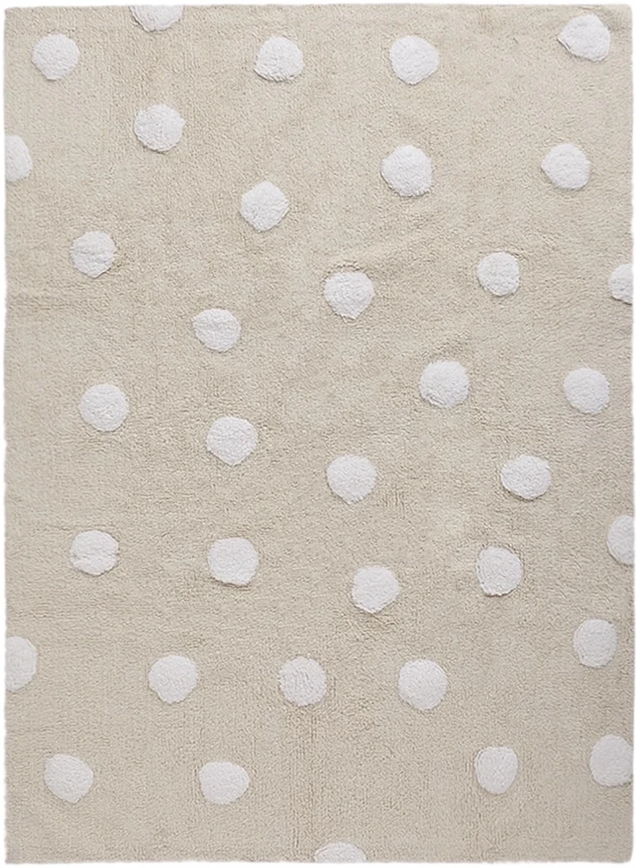 Ковер Lorena Canals Polka Dots Cream White (120x160 см)