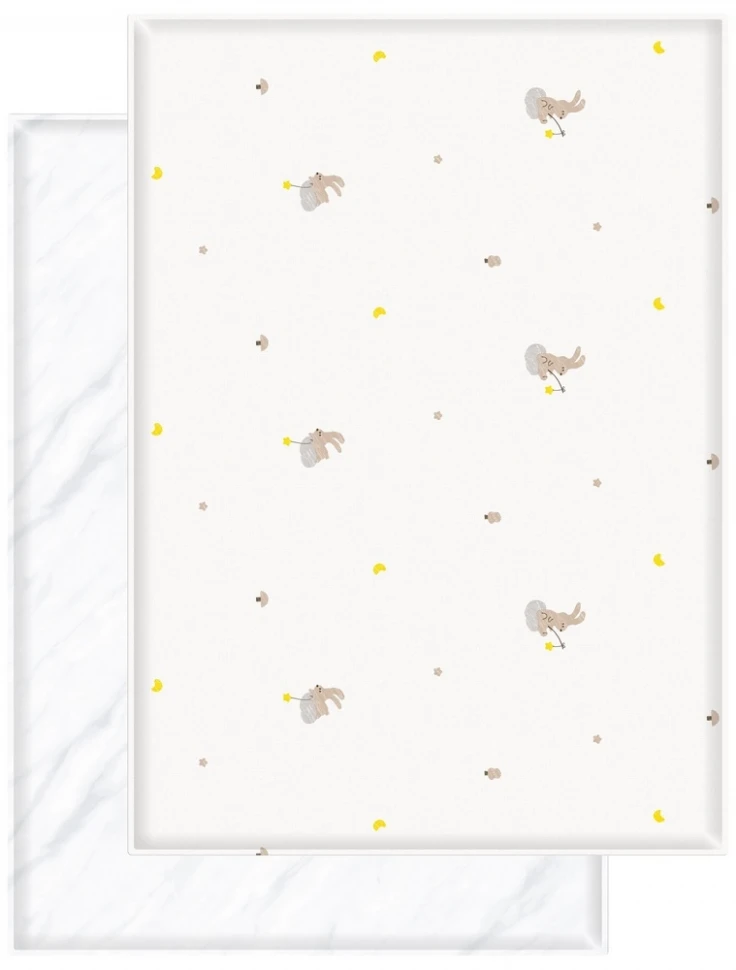 Коврик Parklon Pure Bubble Mat "Зайка на луне" (150x210x4 см)
