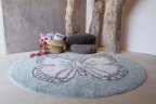 Ковер Lorena Canals Butterfly Vintage Green (?160 см)